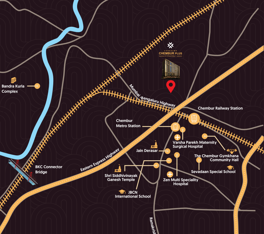 Chembur Plus Location Map